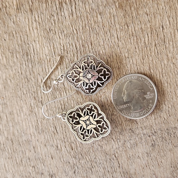 Brighton Dangle Filligree Earrings - Picture 3 of 4